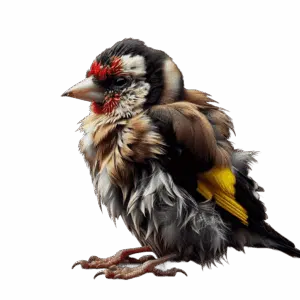 άρρωστη καρδερίνα